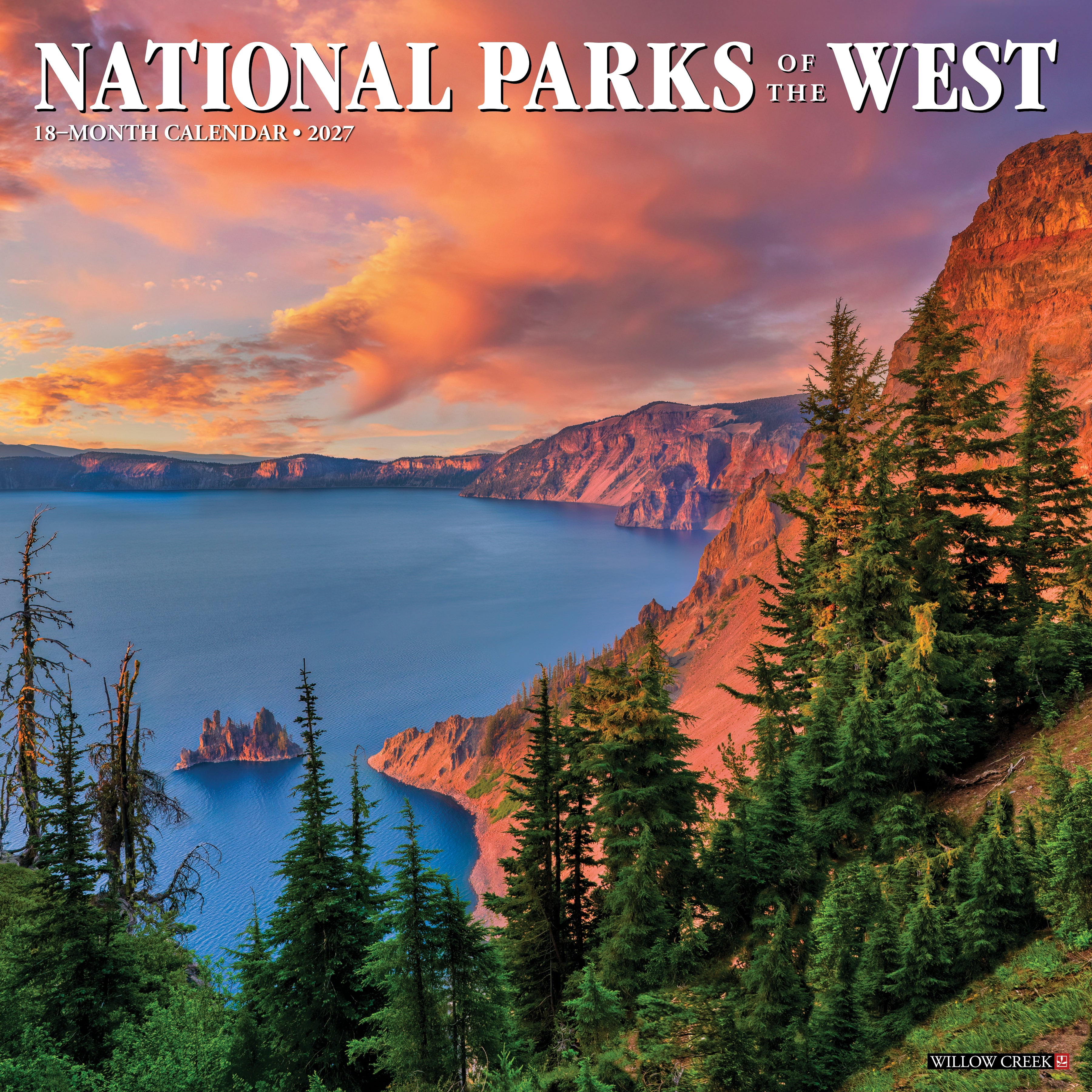 Willow Creek Press, National Parks of the West 2027 Wall Calendar