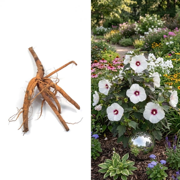 National Plant Network Bare Root Hibiscus Head Over Heels Dream