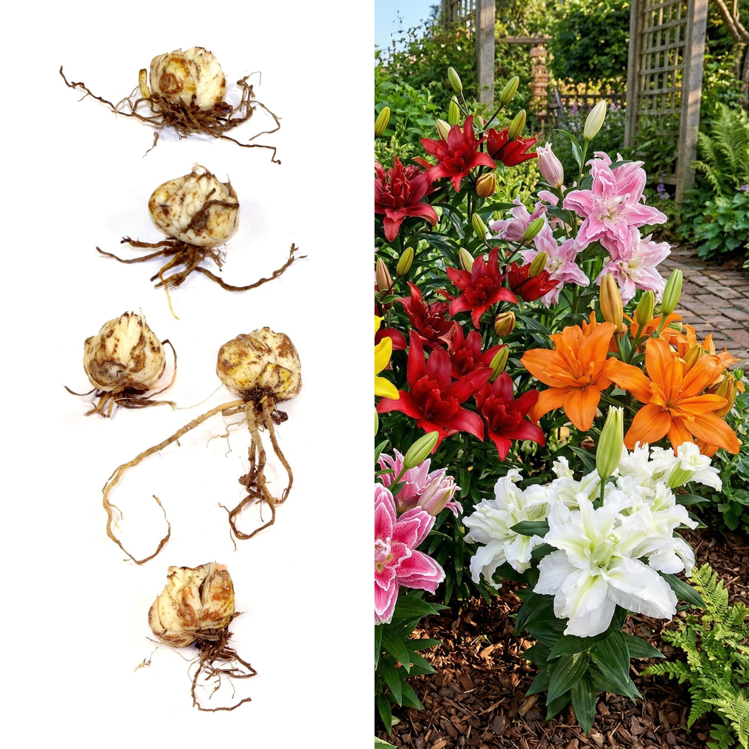 National Plant Network Lily Double Oriental Mixed Bulbs (5-Pack)