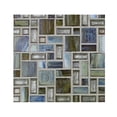thumbnail image 1 of National Pool Tile COS-PARIS 1.05 sq. ft. Cosmopolitan Paris Mosaic Glass Series Pool Tile, Latte Silver, 1 of 1