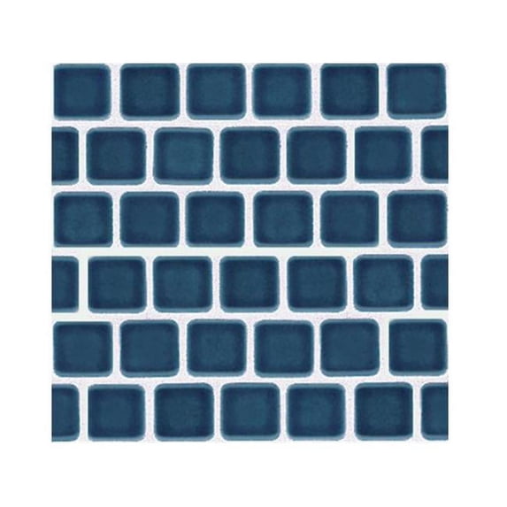 National Pool Tile MK255 1 x 20 sq ft. & 0.125 x 0.125 in. Mini Koyn Mosaic Tile, Caribbean Blue