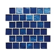 thumbnail image 1 of National Pool Tile OCN-SAPPHIRE 1 x 1 in. Aquascapes Collection Glass Tile, Sapphire - 15 Sheet Per Case, 1 of 1