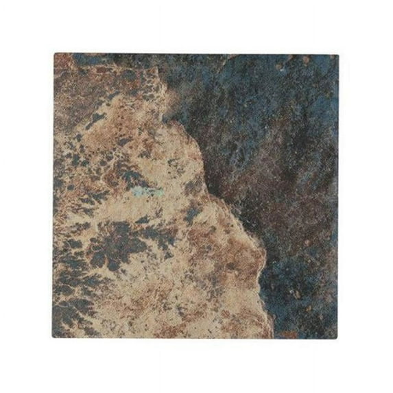 National Pool Tile RLN-BLUE SLATE 11 sq ft. & 6 x 6 in. Ridgeline Pool Tile, Blue Slate