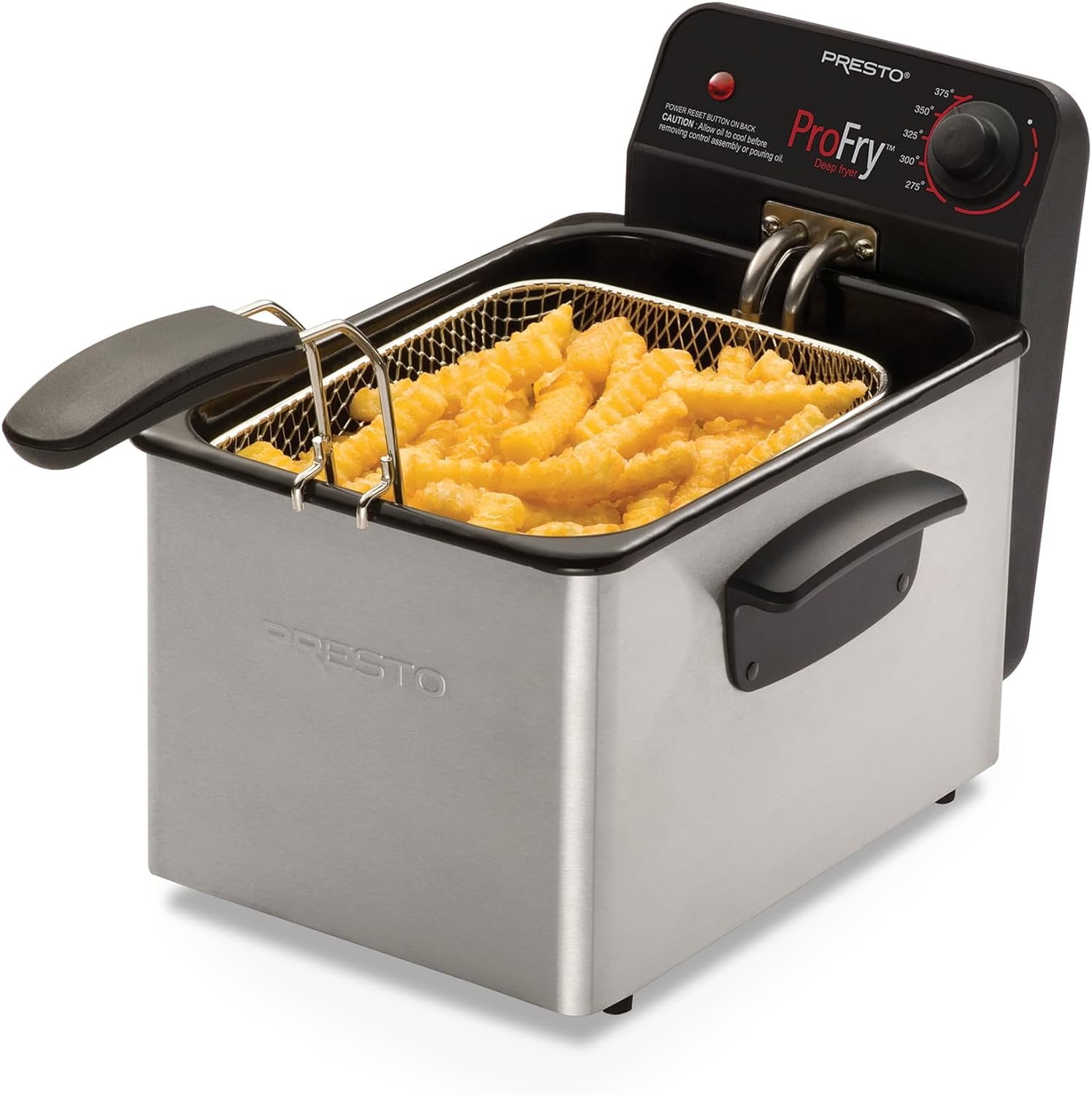 Stainless Steel Electric Deep Fryer with Immersion Element