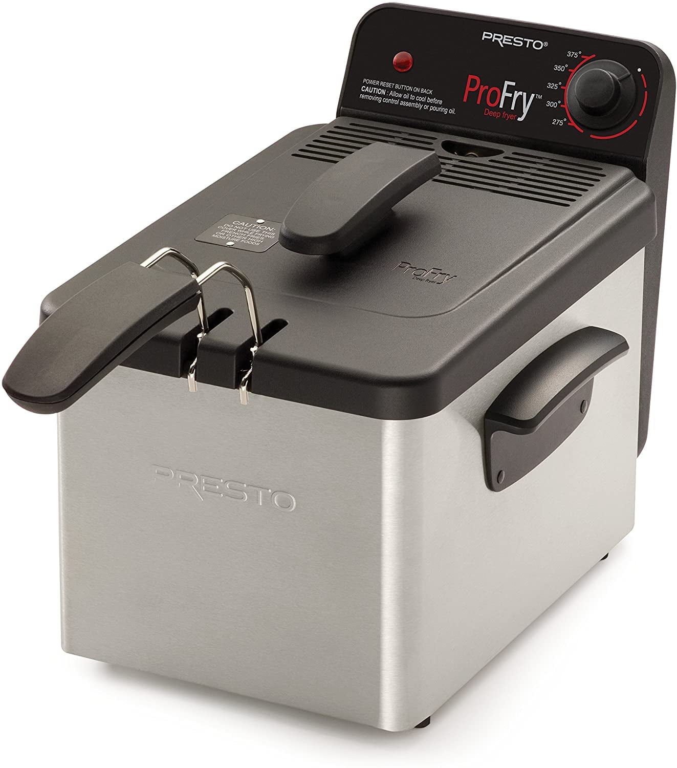 National Presto 05461 Stainless Steel Pro Fry Immersion Element Deep Fryer,Silver