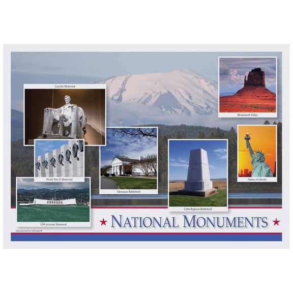National Pride Paper Placemats 50 Per Pack