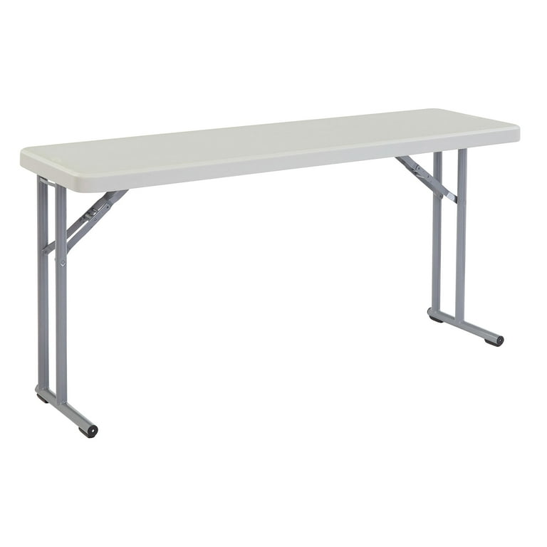 National Public Seating 18x60 Inch Foldable Plastic Seminar