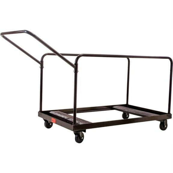 National Public Seating 250746 Interion Table Cart for 48 & 60 in. Round Folding Tables, Holds 10
