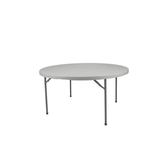 National Public Seating 48" Comfort Max Round Fold in Half Plastic Tables