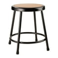 thumbnail image 1 of National Public Seating 6200 Series 18" Stool Supports 500 Pounds, Black, 1 of 9