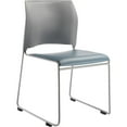 thumbnail image 1 of NPS 8700 Series 30.75" Modern Cafetorium Plush Vinyl Stack Chair in Blue/Gray, 1 of 5