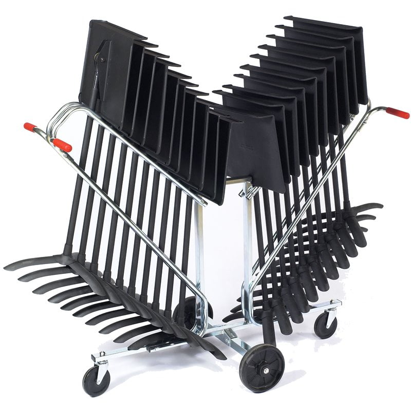 National Public Seating B449355 Music Stand Dolly with 20 Stand
