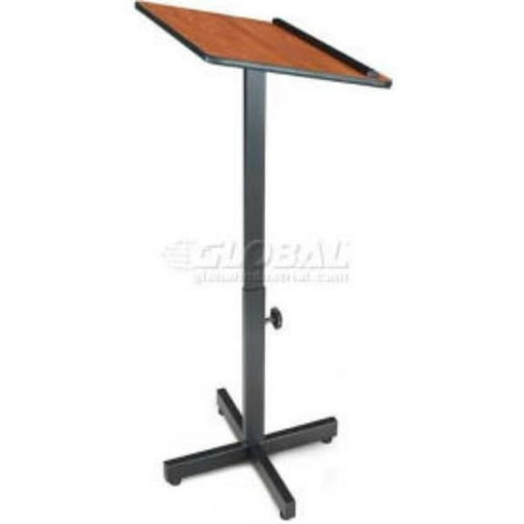 National Public Seating B601527 Portable Presentation Podium & Lectern - Cherry