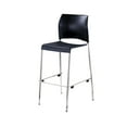 thumbnail image 1 of National Public Seating Cafetorium Bar Stool, Plastic Seat, Navy, 1 of 4