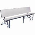 thumbnail image 1 of National Public Seating Convertible Bench Table,34 in H,Gray CBG96-MDPEPC-GYGY, 1 of 1