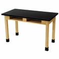 thumbnail image 1 of National Public Seating Dual Book Compartment Science Table, 1 of 2