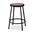 thumbnail image 1 of Interion 24""H Steel Work Stool with Hardboard Seat - Backless - Black - Pack of, 1 of 1