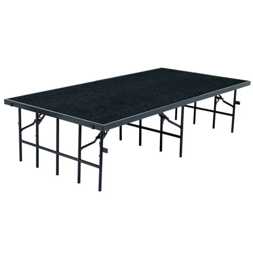 National Public Seating Portable Single Stages & Seated Carpet Stage Package
