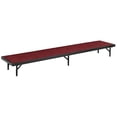 thumbnail image 1 of National Public Seating RS32C-40 18 x 96 x 32 in. Straight Standing Choral Riser, Red Carpet, 1 of 1