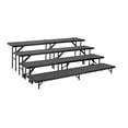 thumbnail image 1 of National Public Seating RS4LC 4 Level RiserCarpet Multi-Level Risers, 1 of 1