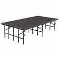 thumbnail image 1 of National Public Seating S4824C-10 4 x 8 ft. x 24 in. Stage, Black Carpet, 1 of 1