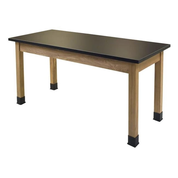 National Public Seating SLT2460-36 36 x 24 x 60 in. Chemical Resistant Top Science Lab Table