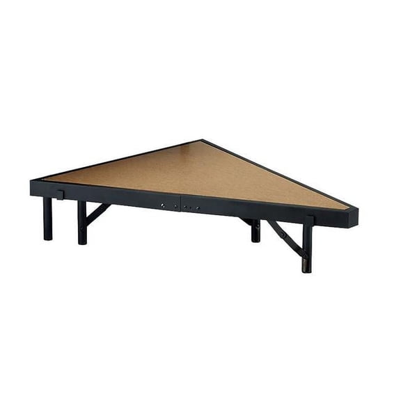 National Public Seating SP368HB 8 x 36 in. Stage Pie with Hardboard Floor