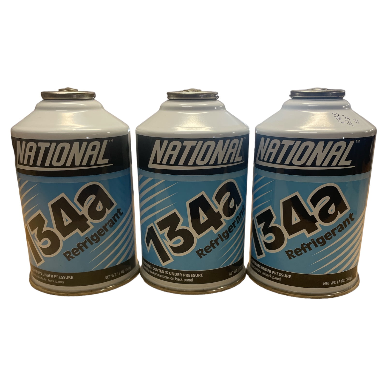 National Refrigerants R-134a, Accuracy Dependability, 12 oz Automotive Refrigerant (3 Pack)