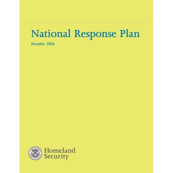 National Response Plan December 2004 (Paperback)