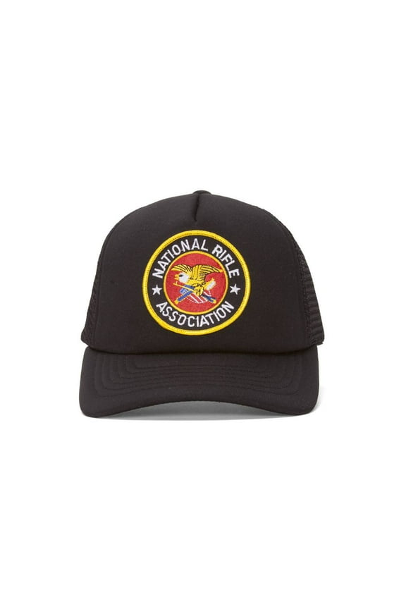 National Rifle Association NRA Black Military Trucker Hat