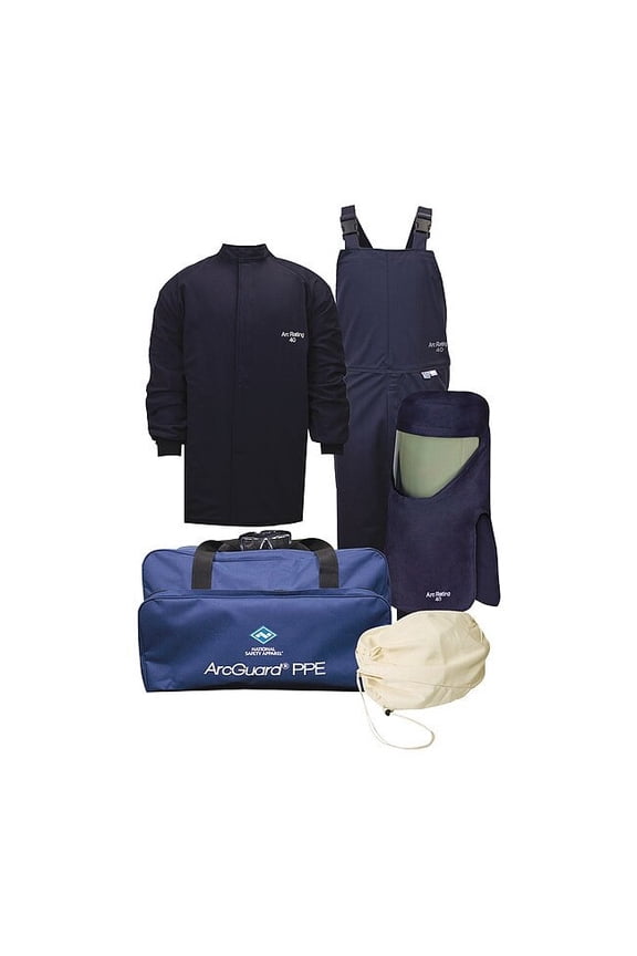 Arc Flash Protection Clothing Kit,M KIT4SC40NGMD