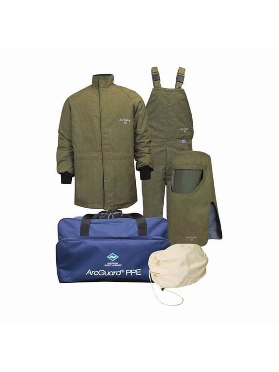 Arc Flash Protection Clothing Kit,XL KIT4SCLT40NGXL