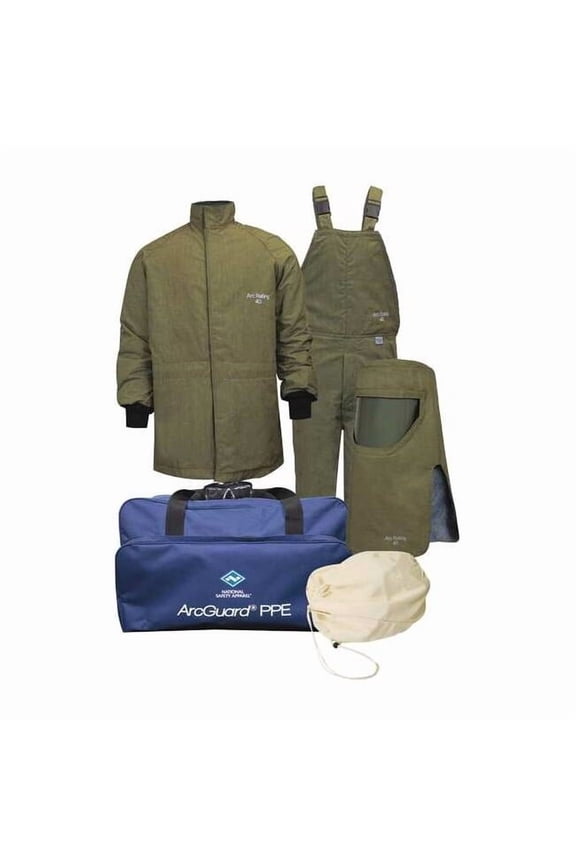 Arc Flash Protection Clothing Kit,XL KIT4SCLT40NGXL