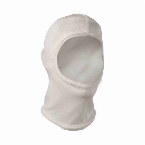 National Safety Apparel Balaclava, Nomex(R), 6 oz, White, Universal H12NK