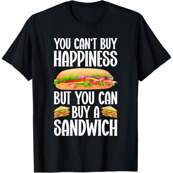 National Sandwich Day Cheese Sandwiches Snack for Sandwich T-Shirt100% cotton