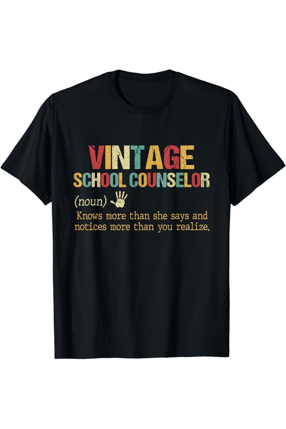 National School Counseling Week School Counselor Definition T-Shirt