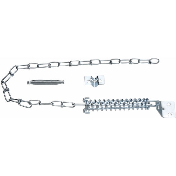 National Screen & Storm Door Stop Spring Chain - Pack of 12 Standard Mounting Hardware, Drop-In Replacement