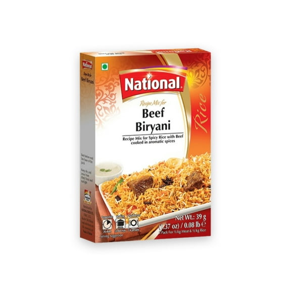 National Seasoning Mix Beef Biryani 39g