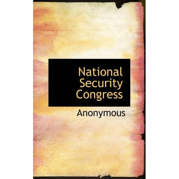 National Security Congress (Hardcover)
