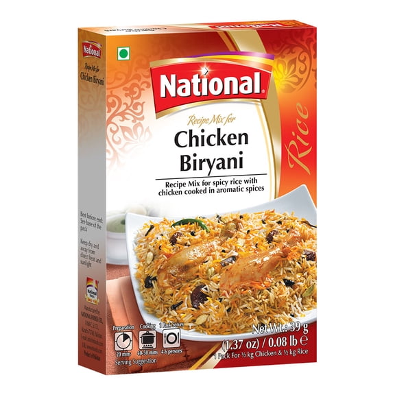 National Sesoning Mix Chicken Biryani 39g