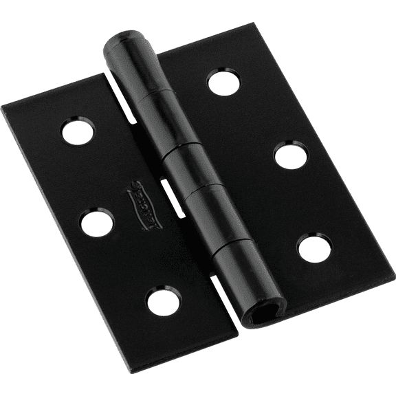 National Square Corner Screen Door Hinge - Pack of 2  Standard Mounting Hardware, Drop-In Replacement