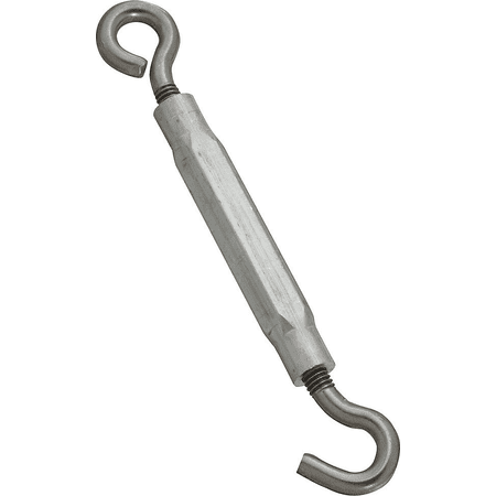 National Stainless Steel Hook/Eye Turnbuckle - Pack of 2 — Residential Use, Standard Application