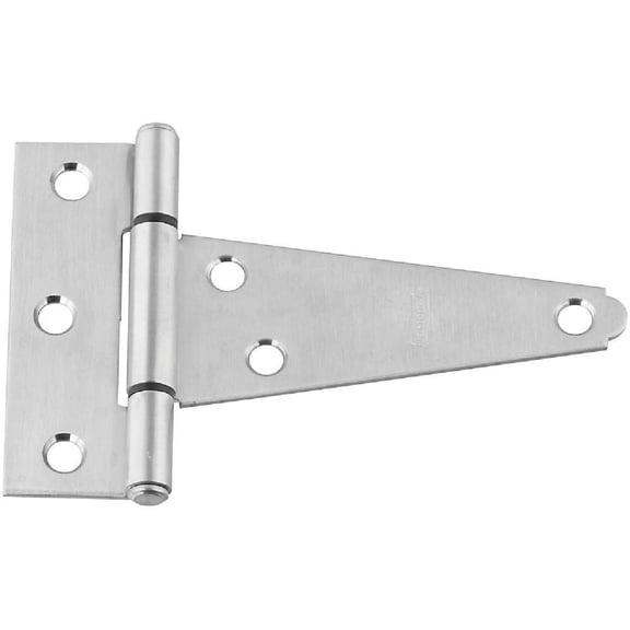 National Stainless Steel Tee Hinge - Pack of 4