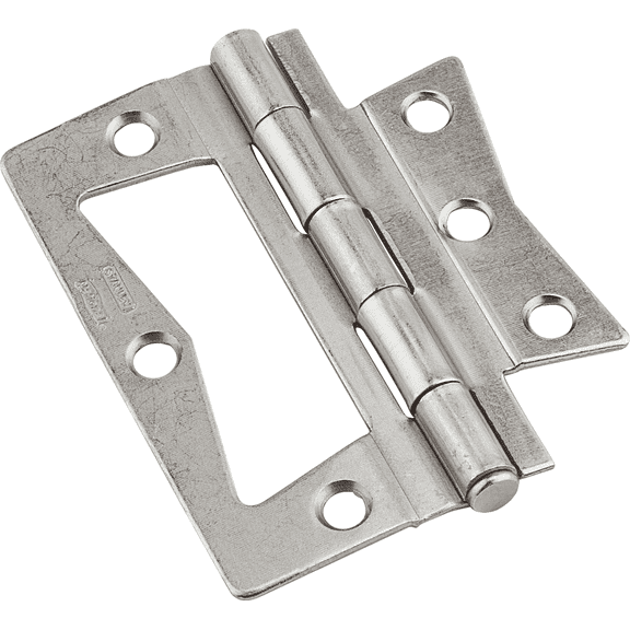 National Surface-Mounted Door Hinge - Pack of 2  Standard Mounting Hardware, Drop-In Replacement