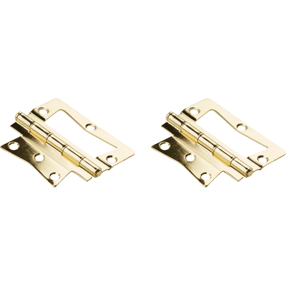 National Surface-Mounted Door Hinge - Single Pack  Standard Mounting Hardware, Drop-In Replacement
