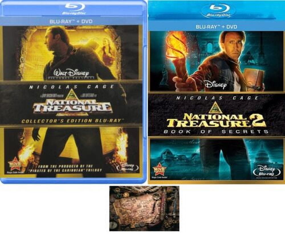 National Treasure & National Treasure Book of Secrets Bundle 4 Disc Blu