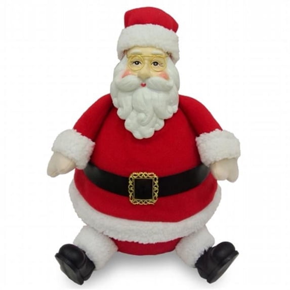 National Tree 13 in. Resin Head Styrofoam Santa