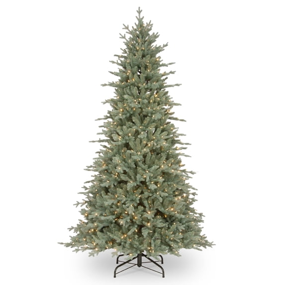 National Tree Company 7.5 ft Buckingham Blue Spruce Tree with Clear Lights