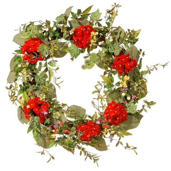 National Tree Artificial 32" Spring Flower Wreath