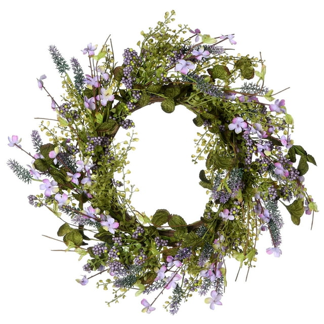 22" Lavender Wreath